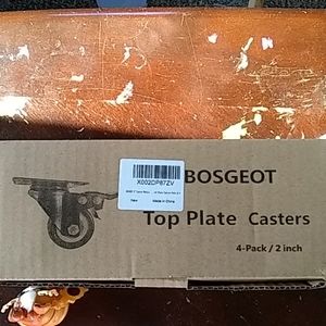 Top plate casters